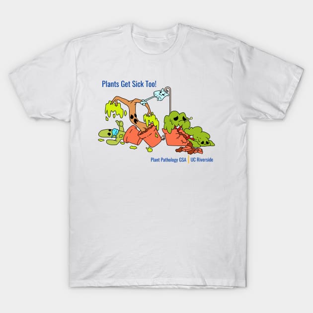 Front Facing | Plant Line Up T-Shirt by Plant Pathology GSA UC Riverside